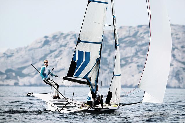 Nina Keijzer & Annette Duetz_2 - WK 49erFX 2013 © Pierick Jeannoutot