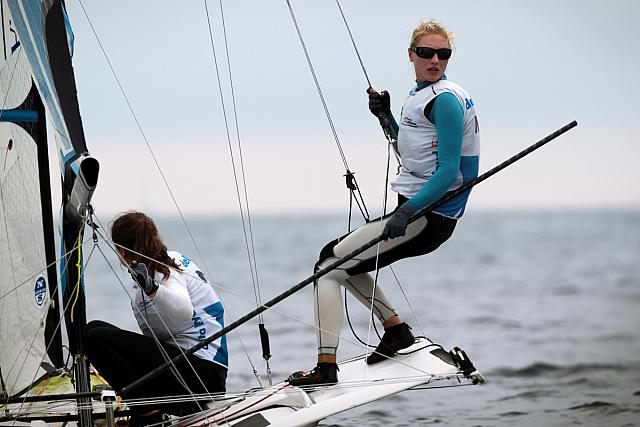 Nina Keijzer & Annette Duetz - WK 49erFX 2013 ©PierickJeannoutot