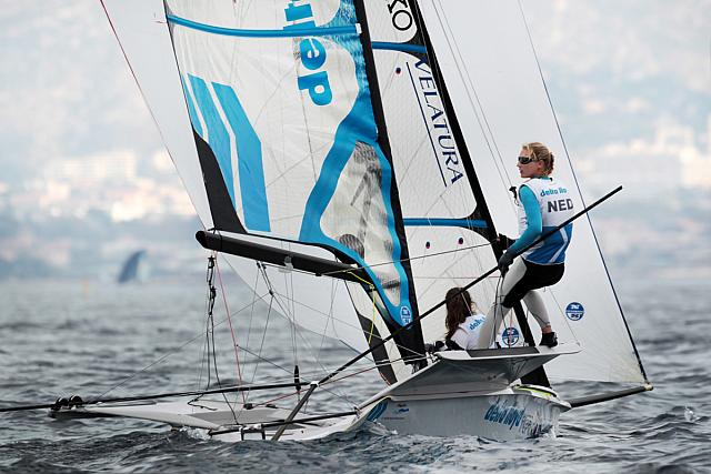 Nina Keijzer & Annette Duetz - WK 49erFX 2013 © Pierick Jeannoutot-29