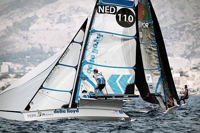 Nina Keijzer & Annette Duetz - WK 49erFX 2013 © Pierick Jeannoutot-50