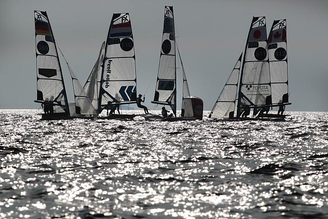 Nina Keijzer & Annette Duetz - WK 49erFX 2013 © Pierick Jeannoutot
