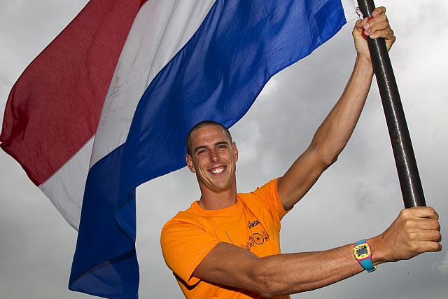 Dorian van Rijsselberge vaandeldrager