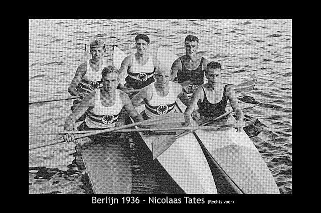 K rechts Nicolaas Tates in 1934