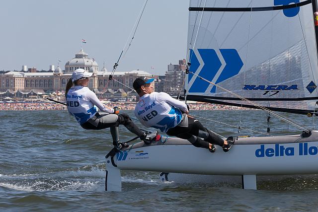 2013 World Championship Nacra 17 Mandy Mulder & Thijs Visser