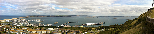 Weymouth Bay panorama klein
