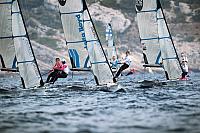 Nina Keijzer & Annette Duetz - WK 49erFX 2013 © Pierick Jeannoutot-58