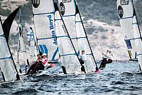 Nina Keijzer & Annette Duetz - WK 49erFX 2013 © Pierick Jeannoutot-59