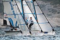 Nina Keijzer en Annette Duetz - WK 49erFX 2013 © Pierick Jeannoutot-60